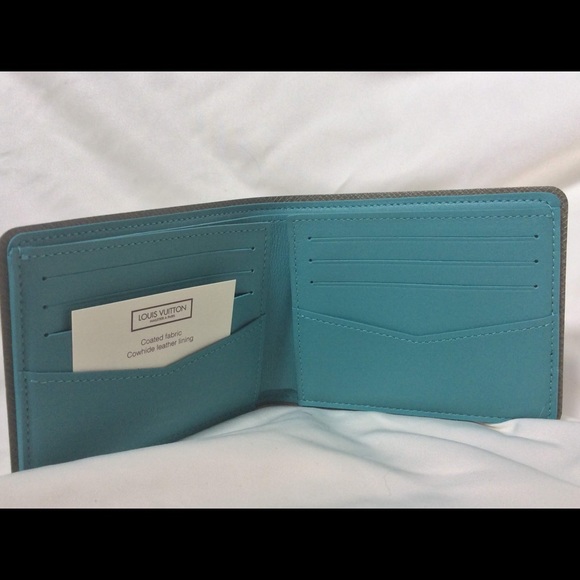 Rare pacific blue Louis Vuitton wallet - Picture 4 of 6
